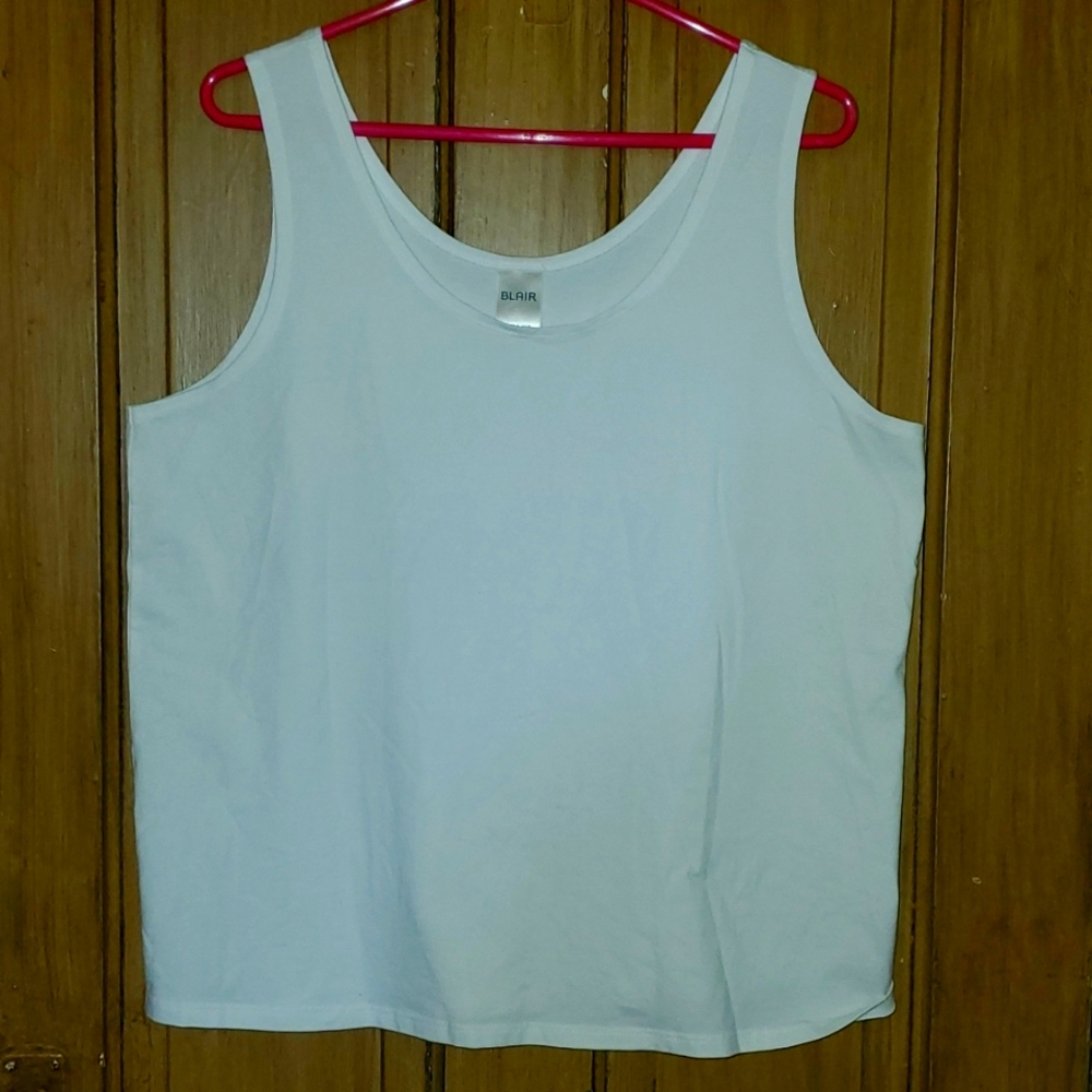 Blair Large White Tank Top